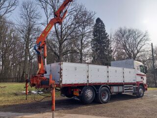Scania R124 420  6x2  PALFINGER CRANE 309kW