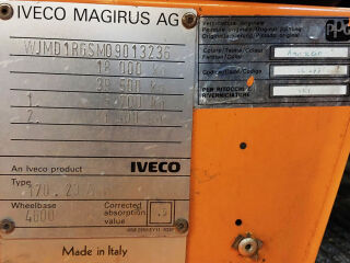 Iveco Magirus 4x4 13.4 V8 174kW