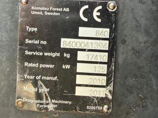 Komatsu 840.4 125kW