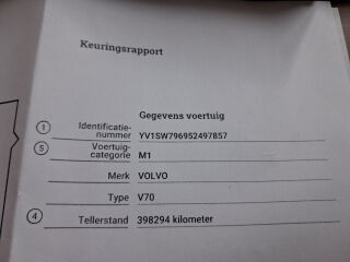 Volvo V70 2.4 D5 EURO3 120кВ