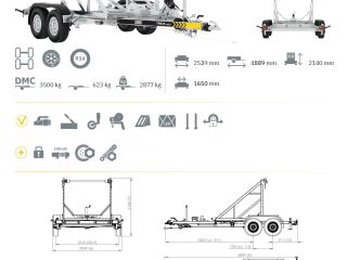 Lorries LORRIES TPB35 KAABLIRULLI / KONTEINER HAAGIS