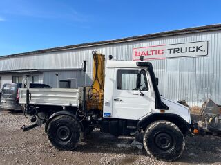 Mercedes-Benz Unimog 3-KÜLJE KALLUR + KRAANA
