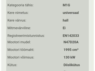 BMW X3 2.0 130kW