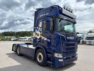Scania R650 6x2 + RETARDER + PTO + DOUBLE BOOGIE + CRANE  478кВ