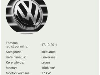 Volkswagen Passat BlueMotion 1.6 R4 TDI 77kW