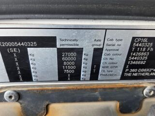 Scania P360 6X2*4 EURO 6 265кВ
