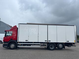 Scania P320 6X2*4 EURO6 + SIDE OPENING BOX EURO 6 9291kW