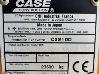 Case CX210D