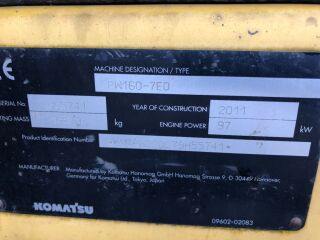Komatsu PW160-7EO+pöördpea 4.4 97kW