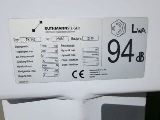 Mercedes-Benz Atego 822/ RUTHMANN STEIGER TK145 160kW