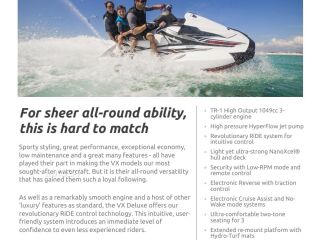 Yamaha Waverunner VX Deluxe 1.0 TR1HO 96kW