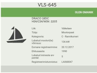 Draco 18DC 5,5 m 2.4 107kW