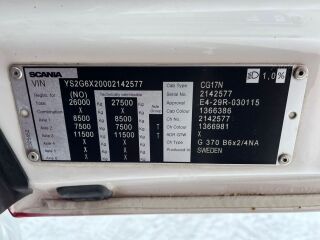 Scania G 370 6x2/4 272kW