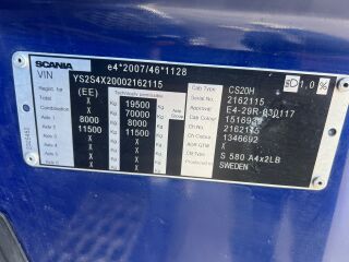 Scania S580 13.0 V8 DC16 117 427кВ