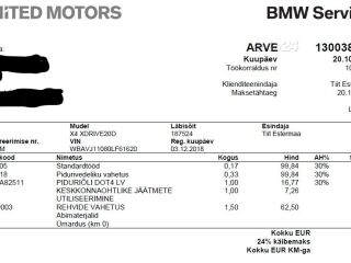 BMW X4 G02 2.0 R4 140kW