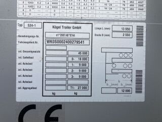 Kögel S24-1 NORDIC  6x2 AUTOLE