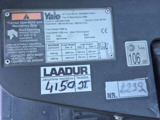 Yale GDP 50 MJ SN E813A01723B 4.0 Perkinsi 59kW