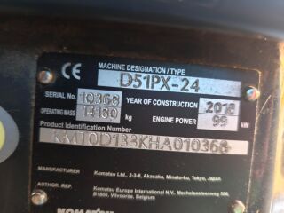 Komatsu D51PX-24 4.5 R4 99kW