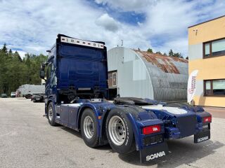 Scania R650 6x2 + RETARDER + PTO + DOUBLE BOOGIE + CRANE  478kW