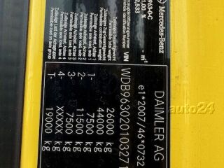 Mercedes-Benz Actros 1845 volume EURO 6 331kW