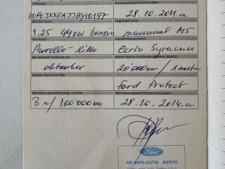Ford Fiesta 1.2 R4 Duratec 44kW