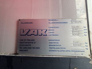 Scania P320 6X2*4 EURO6 + SIDE OPENING BOX EURO 6 9291kW