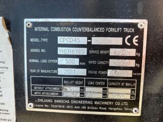 HC CPCD45 4.5t / 4.5m 56kW
