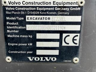 Volvo EC220EL+ENGCON 129kW