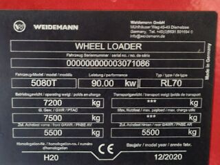Weidemann 5080T RL70 3.4 Perkins 90kW