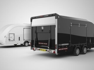 Brian James Trailers Race Transporter 4 kaldfunktsiooniga 5,00mx2,12m