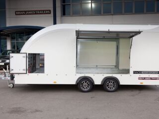 Brian James Trailers Race Transporter 4 kaldfunktsiooniga 5,00mx2,12m