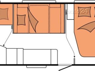 Hobby De Luxe 545 KMF 7 magamis + telk