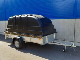 Arcas Trailer keevisraamiga CD300-SL/1,5 koos plastkaanega