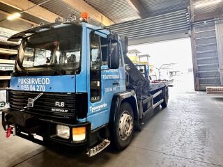 Volvo FL6 FL618 Hüdroplaat 11m HIAB 5.5 R6 turbo 169kW