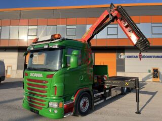 Scania G440 6x2 + CRANE PALFINGER PK22002EH 324кВ