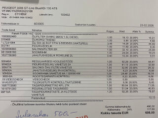 Peugeot 3008 3008 GT-Line BlueHDi 130 AT8 1.5 96kW