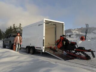 Brian James Trailers Box Van - furgoonhaagis 4,00x1,80m 3500kg valge