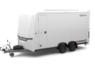 Brian James Trailers Box Van - furgoonhaagis 4,00x1,80m 3500kg valge