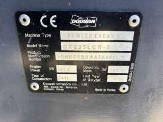 Doosan DX234LCR-5 141kW