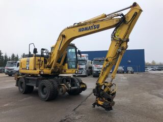 Komatsu PW160-7EO+pöördpea 4.4 97kW