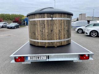 Tiki Treiler Platvormhaagis 3x2.08 tünnisauna haagis