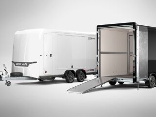 Brian James Trailers Box Van - furgoonhaagis 4,00x1,80m 3500kg valge