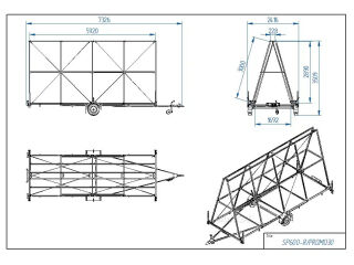 Tiki Treiler 6x3 m reklaamhaagis