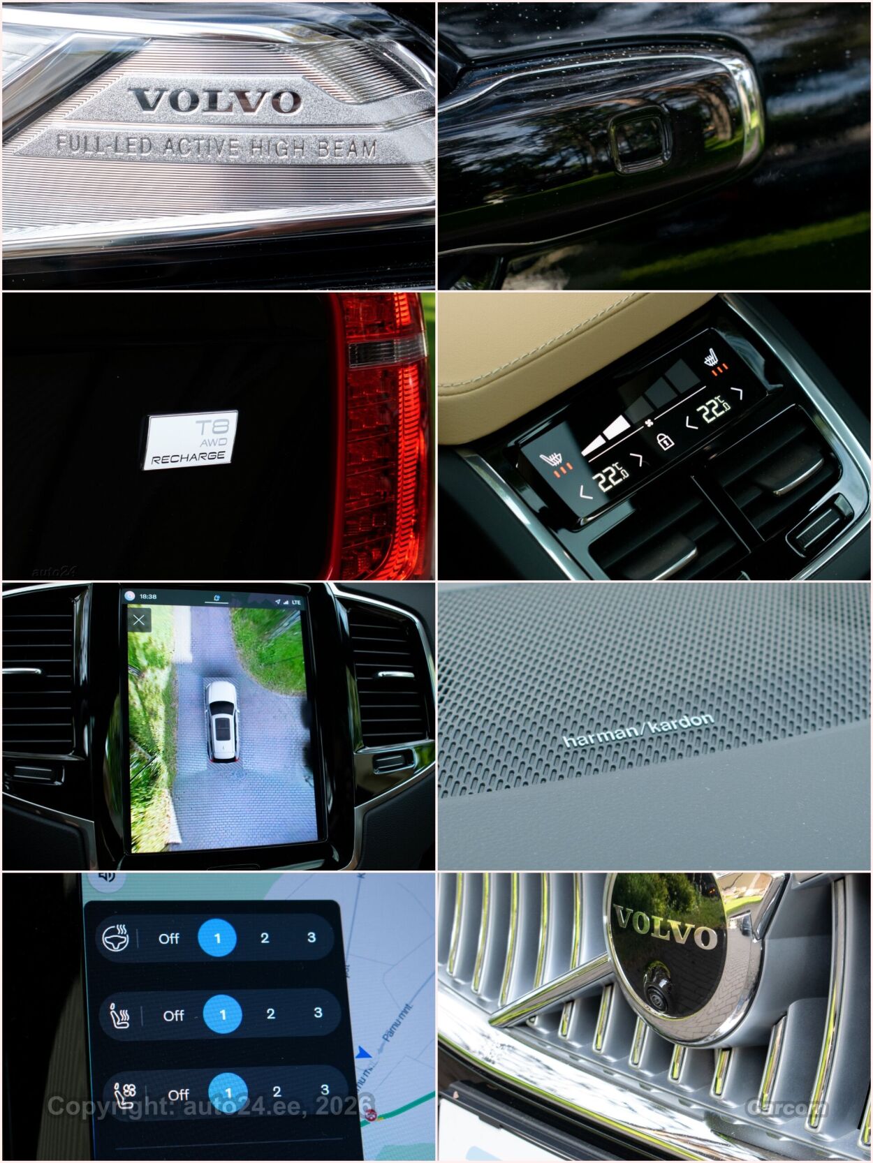 Volvo XC90 7s Ultimate Bright Long Range Wntr 2.0 T8 Recharge PHEV pistikhübriid 335 kW
