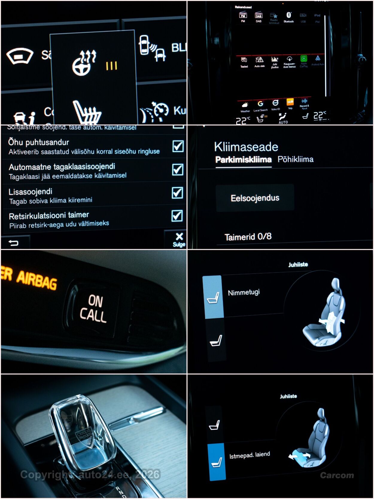 Volvo XC60 AWD Inscription Intelli Safe PRO Sky Wntr 2.0 B4 AWD KERS MHEV Kerghübriid 145 kW