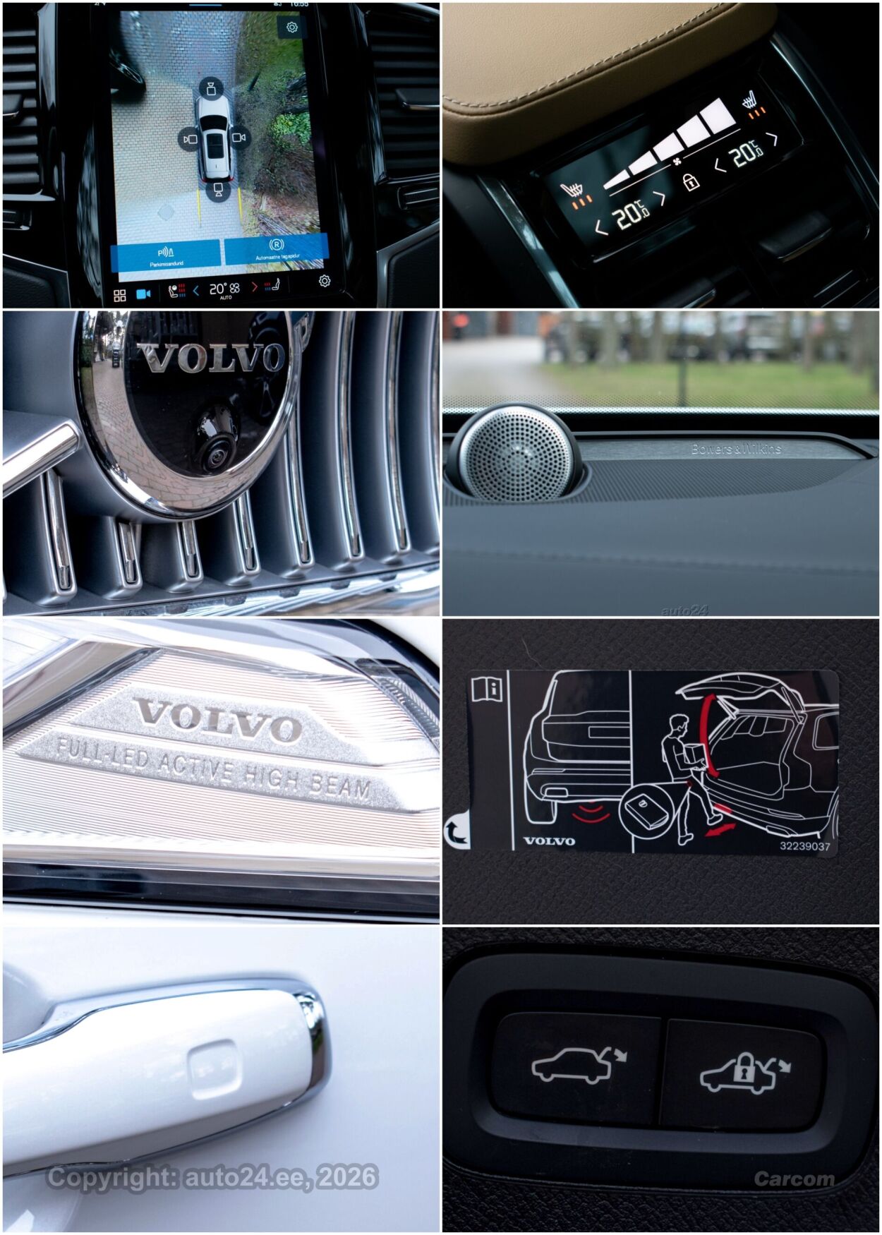 Volvo XC90 7s MY24 Ultimate Bright Xenium Intelli PRO Wn 2.0 B5 KERS MHEV Kerghübriid 183 kW