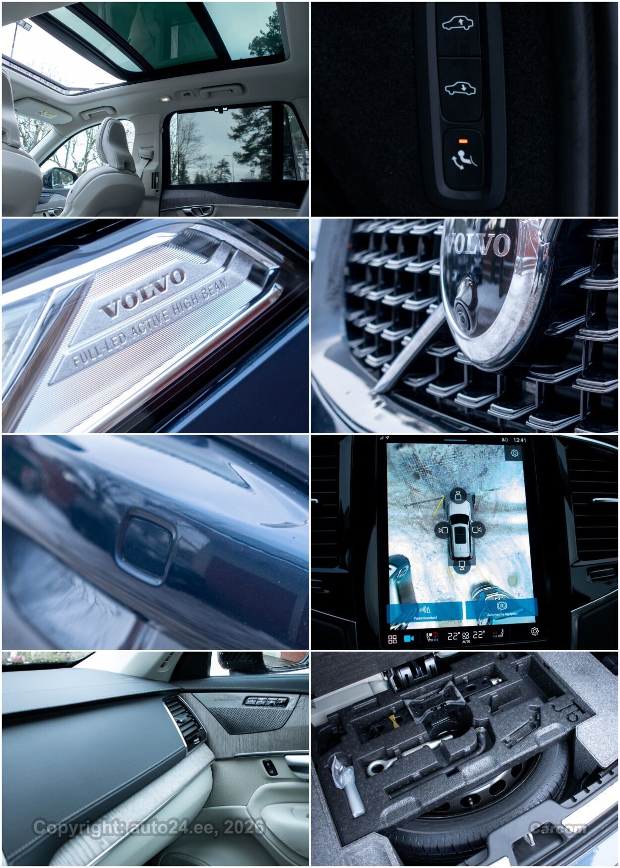 Volvo XC90 AWD DARK R-Design PLUS Intelli PRO Wntr 2.0 B5 KERS MHEV Kerghübriid MY2023 183 kW