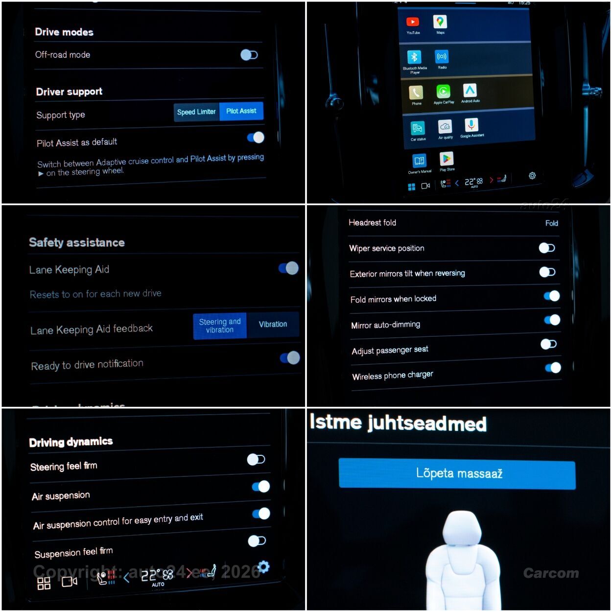 Volvo XC60 AWD Ultimate DARK Intelli PRO Xenium Fullopt 2.0 B4 KERS MHEV Kerghübriid 145 kW