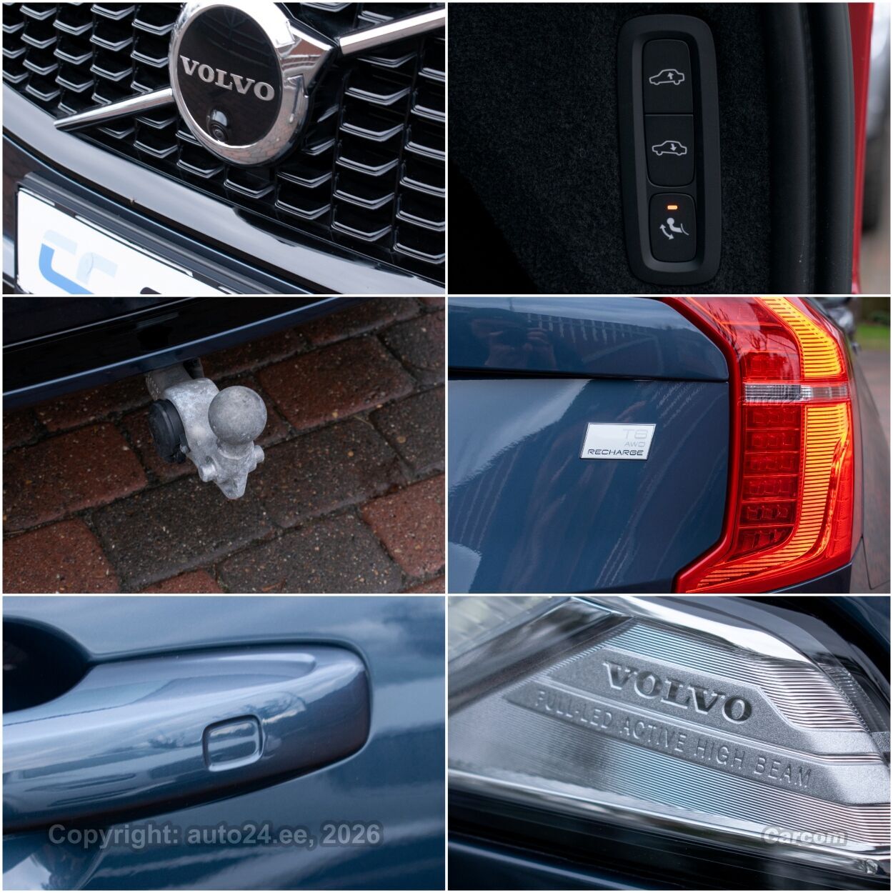 Volvo XC90 7s Dark Long Range MY2023 2.0 T8 AWD Recharge Plug-In pistikhübriid 335 kW