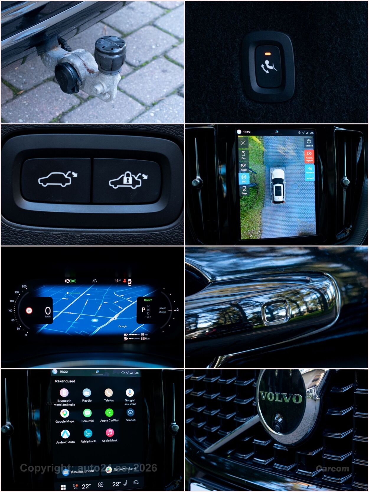 Volvo XC60 360c DARK Long Range Fam Intelli Safe PRO Wnt 2.0 T6 Recharge Plug-In Long Range 293 kW